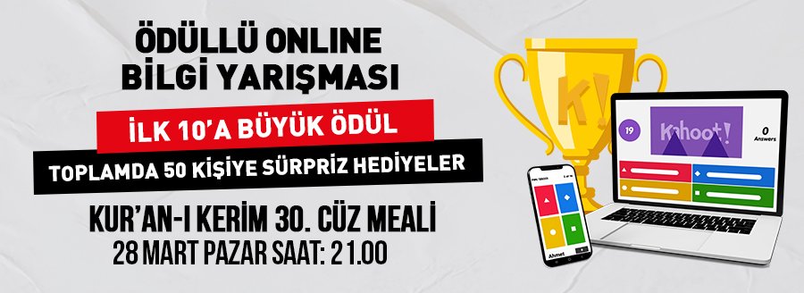 ÖDÜLLÜ ONLİNE BİLGİ YARIŞMASI